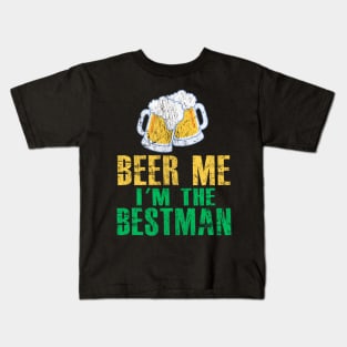 BEER ME I'M THE BESTMAN St Patrick's Day Kids T-Shirt